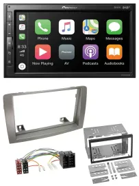 Pioneer USB MP3 DAB 2DIN Bluetooth Autoradio für Lancia Musa (2004-2012)
