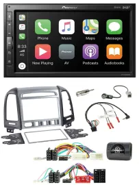 Pioneer USB Lenkrad DAB 2DIN Bluetooth Autoradio für Hyundai SantaFe 2010-2012 4