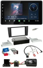 Kenwood Lenkrad Bluetooth USB DAB Autoradio für Audi A4 B5 1999-2001 Aktivsystem