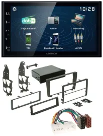 Kenwood 2DIN Bluetooth MP3 USB DAB Autoradio für Lexus IS 300 (2001-2005)