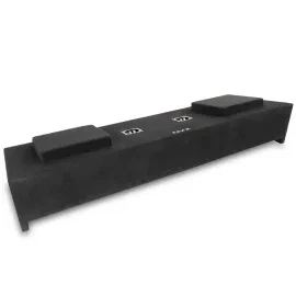 NVX VE-GM-SLVCCG2-D12S Dual 12" Sealed Empty Subwoofer Enclosure