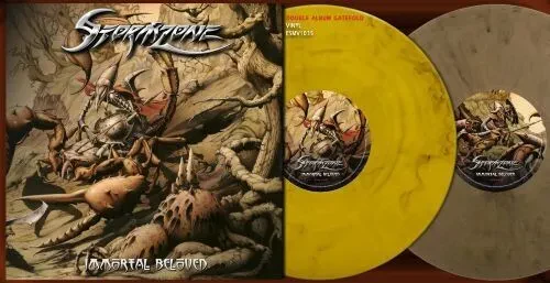 Виниловая пластинка Stormzone - Immortal Beloved - Gold [New Vinyl LP] Colored Vinyl, Gold Disc