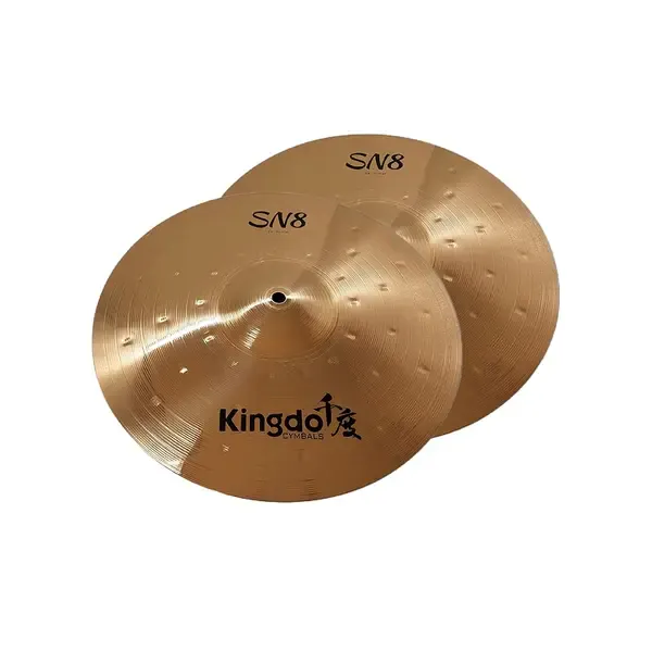 Тарелка барабанная KINGDO 14" SN8 Hi-Hat (пара)