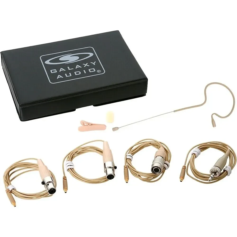 Головной микрофон Galaxy Audio ESM4 Single Ear Headset Mic w/4 Mixed Cables /Windscreen/Clip/Case