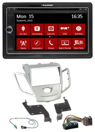Blaupunkt Bluetooth DAB 2DIN USB DVD MP3 Autoradio für Ford Fiesta 2010-2017 sil