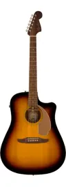 Fender California Redondo Player Dreadnought Acoustic Electric, Sunburst - Demo