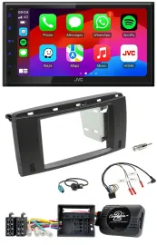 JVC Bluetooth USB Lenkrad 2DIN DAB Autoradio für Mercedes R-Klasse 2006-2012