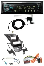 Pioneer MP3 AUX CD USB DAB Autoradio für Ford Fiesta 08-10 Display schwarz