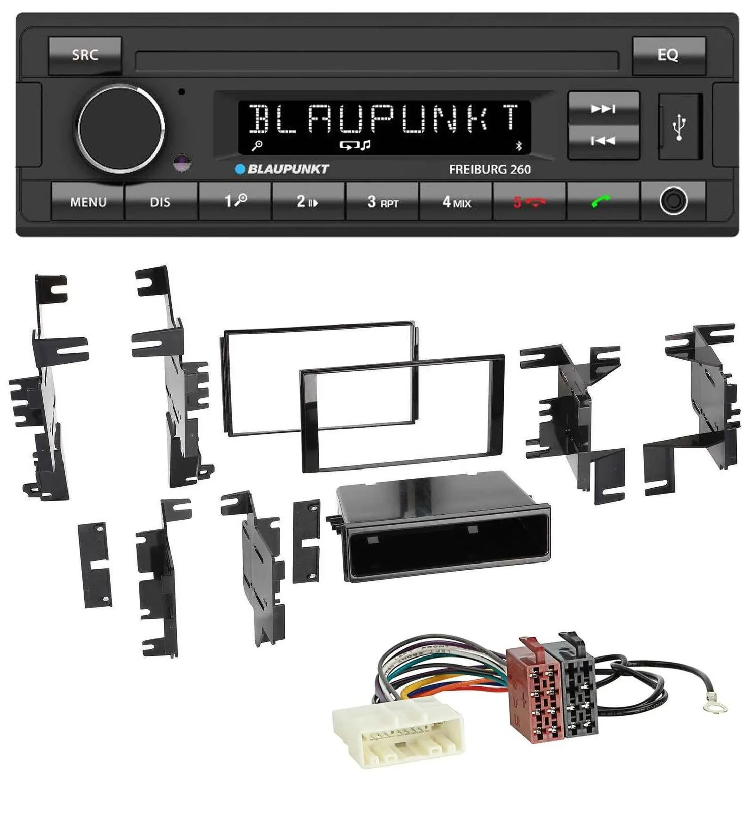 Автомагнитола Blaupunkt AUX Bluetooth MP3 USB для Nissan Quest, Rogue с 2011 года и Titan