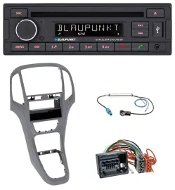 Blaupunkt USB DAB CD Bluetooth MP3 Autoradio für Opel Astra J ab 2009 Titan grau