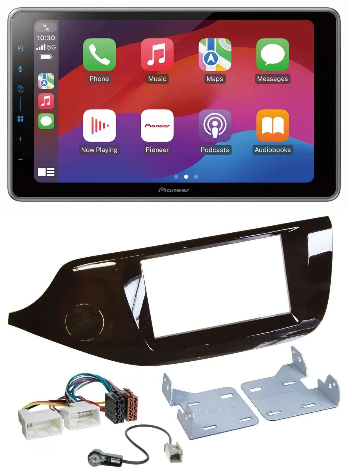 Pioneer MP3 USB DAB Bluetooth 2DIN Autoradio für Kia Ceed ab 12 glänzend