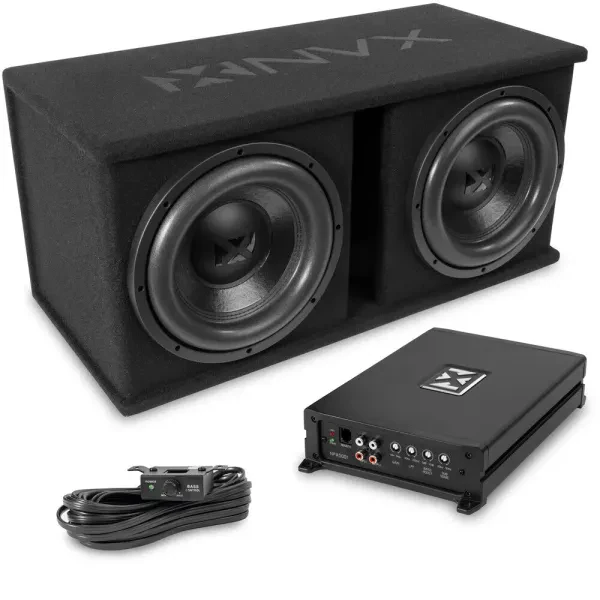 NVX NPKG212 500W RMS Dual 12" Subwoofer Bass Package
