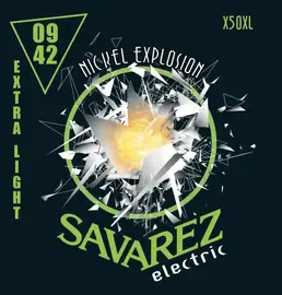 Струны для электрогитары Savarez X50XL Nickel Explosion 9-42