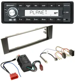 Continental MP3 AUX USB DAB 1DIN Autoradio für Audi A3 8P 03-06 Bose Aktivsystem