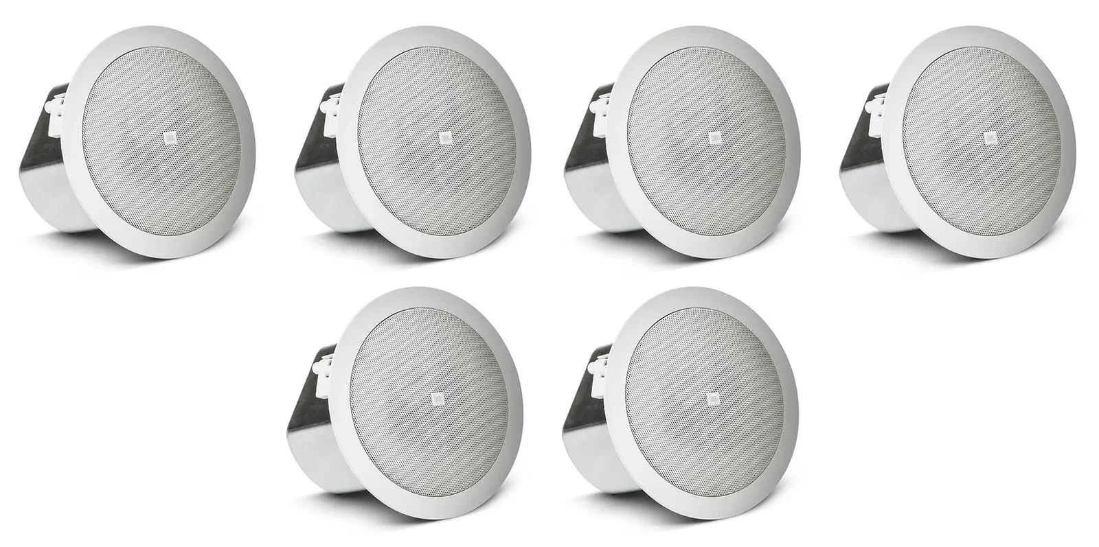 (6) JBL CONTROL 12C/T 3" 15w 70v In-Ceiling Speakers For Restaurant/Bar/Cafe