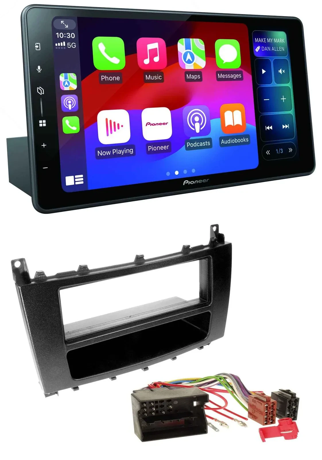 Pioneer Bluetooth DAB MP3 USB Autoradio für Mercedes CLK W209 C-Klasse W203