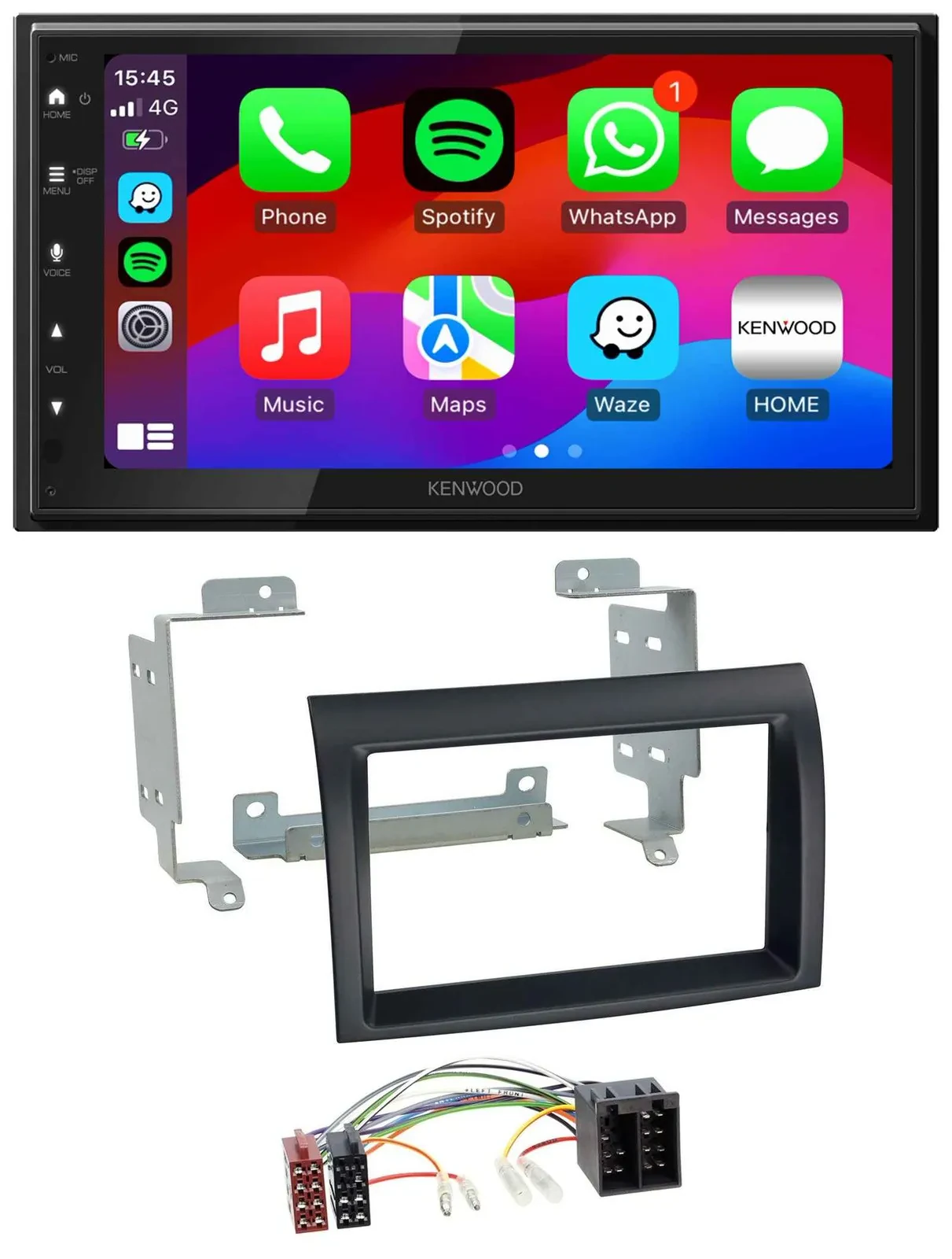 Kenwood MP3 USB DAB 2DIN Bluetooth Autoradio für Citroen Jumper Peugeot Boxer Fi