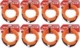 Коммутационный кабель Rockville RCXMB30-O Orange 9.1 м (8 штук)