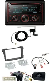 Pioneer 2DIN Lenkrad DAB USB CD Bluetooth Autoradio für Hyundai i40 VF ab 16 sch