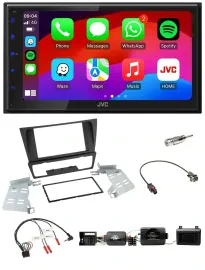 JVC Bluetooth USB Lenkrad 2DIN DAB Autoradio für BMW 3er E90 E91 E92 E93 PDC
