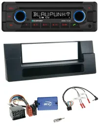 Blaupunkt Lenkrad MP3 CD Bluetooth USB Autoradio für BMW 5er Ablage Rundpin