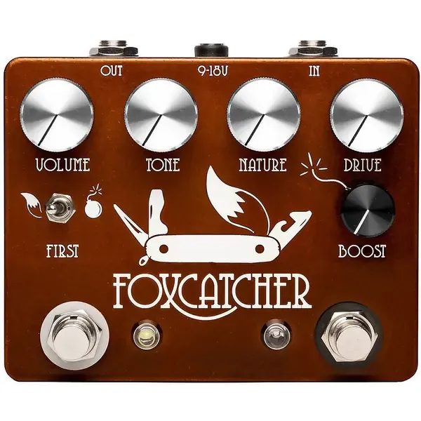 Педаль эффектов для электрогитары CopperSound Pedals Foxcatcher Overdrive Boost