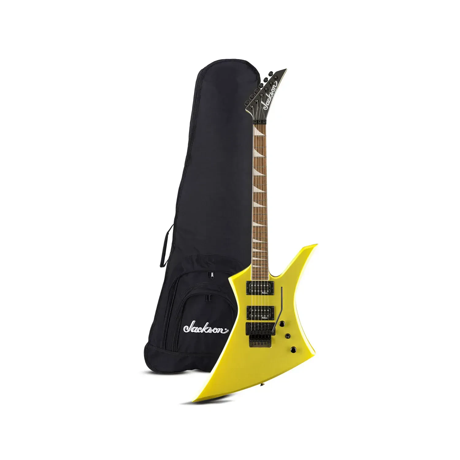Jackson X Series Kelly KEX Lime Green Metallic Guitar and Black Gig Bag Bundle