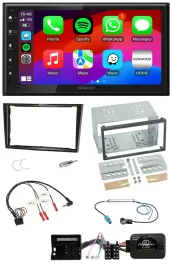 Kenwood Lenkrad USB DAB 2DIN Bluetooth Autoradio für Opel Zafira Corsa D Astra H