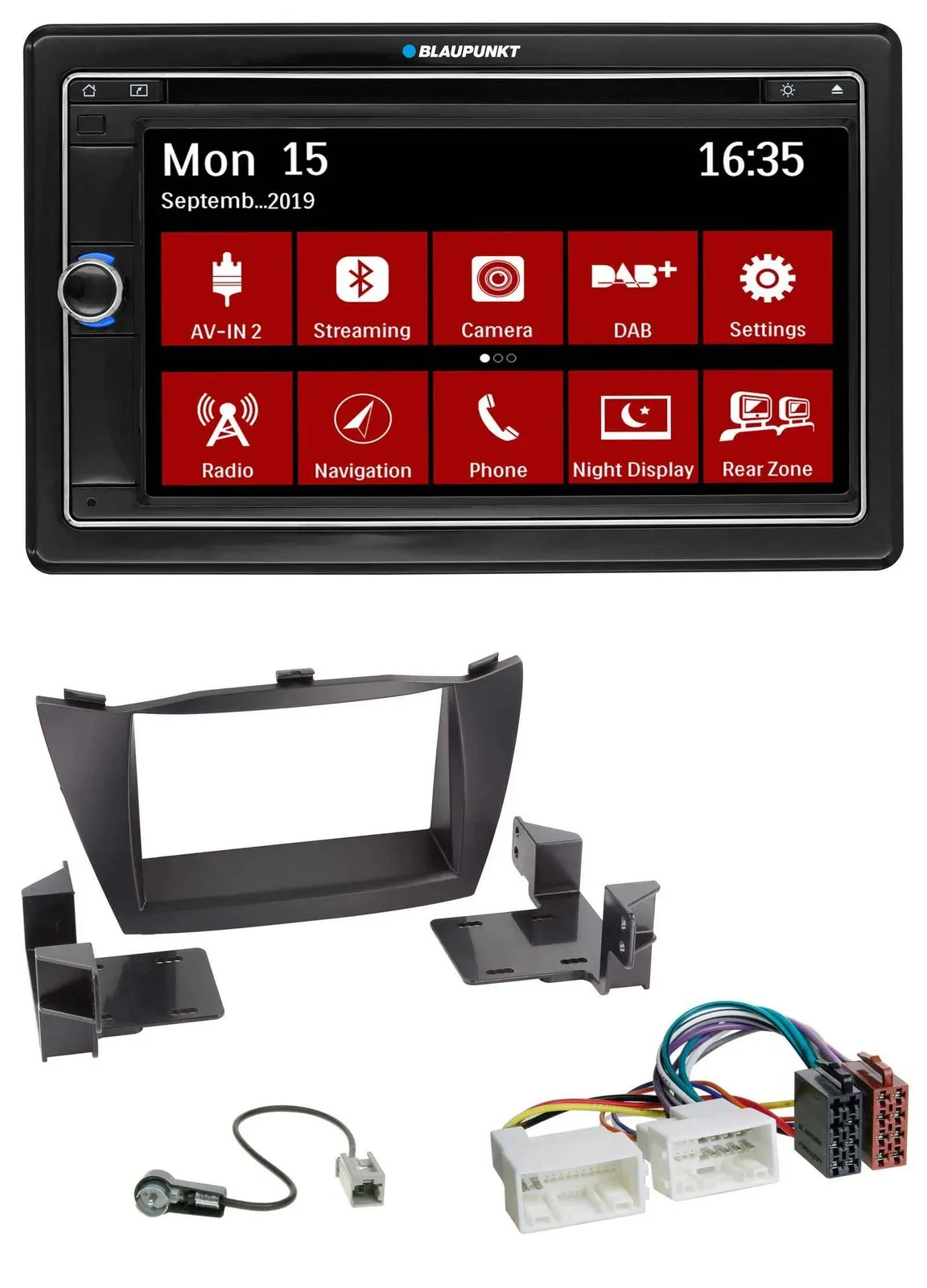 Blaupunkt Bluetooth DAB 2DIN USB DVD MP3 Autoradio für Hyundai Tucson 2010-2015