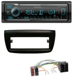 Kenwood Bluetooth MP3 DAB USB Autoradio für Fiat Doblo 12-15 Opel Combo 10-15