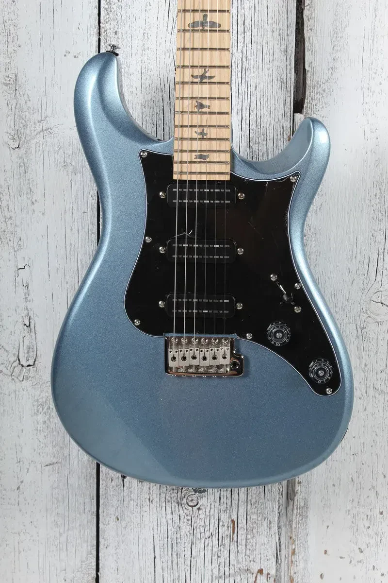 PRS SE NF 3 Solid Body Electric Guitar Ice Blue Metallic Finish with Gig Bag