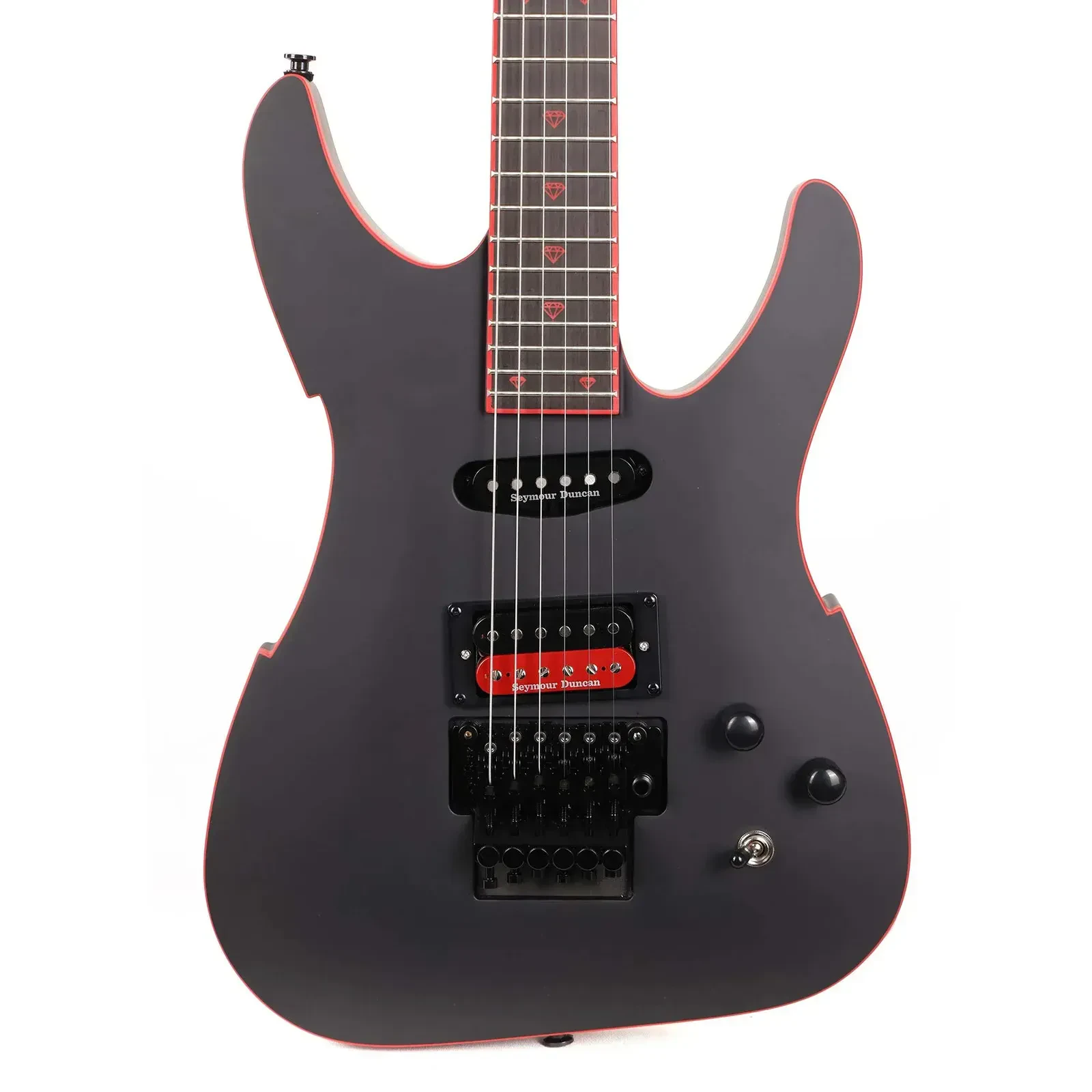 Peavey Adrian Vandenberg Signature Electric Guitar, Ebony FB, Matte Black