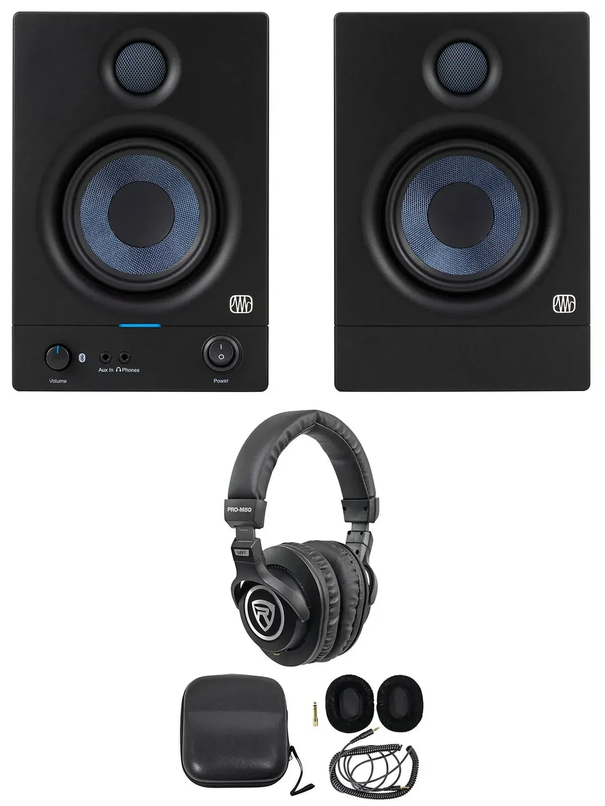 Студийные мониторы PreSonus Eris 4.5BT 2nd Gen 4.5", Bluetooth (набор, пара) с наушниками