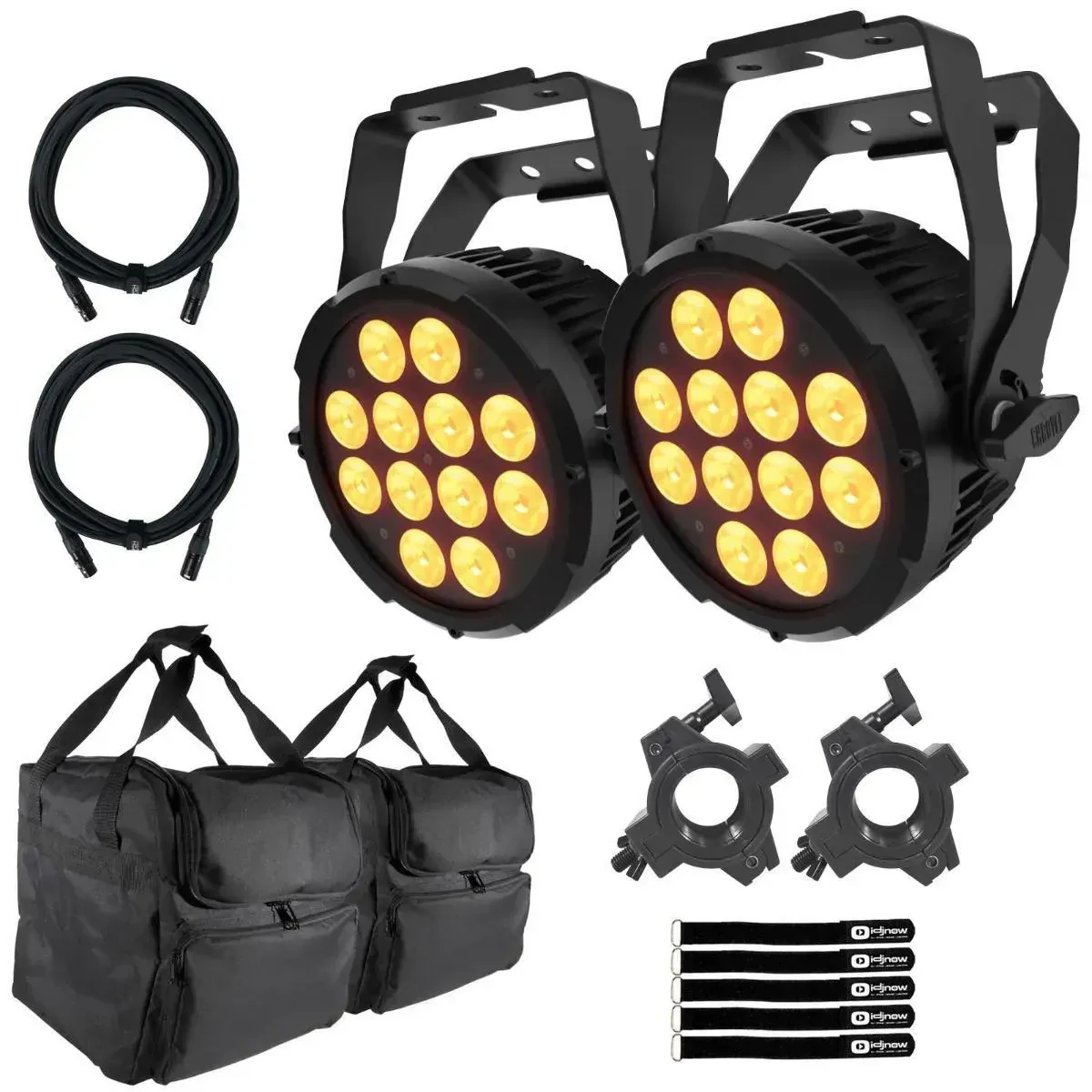 Светодиодный прибор Chauvet DJ SLIMPAR-PRO-Q-IP с аксессуарами (пара)