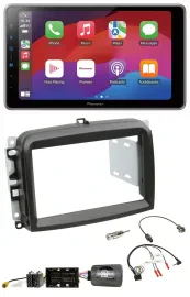 Pioneer Lenkrad USB DAB Bluetooth 2DIN Autoradio für Fiat 500 L ab 2012