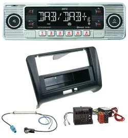 Dietz Bluetooth MP3 DAB USB Autoradio für Audi TT 06-14 Aktivsystem Quadlock