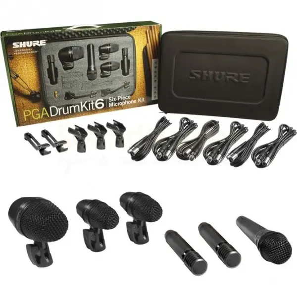 Инструментальные микрофоны Shure PGADRUMKIT6