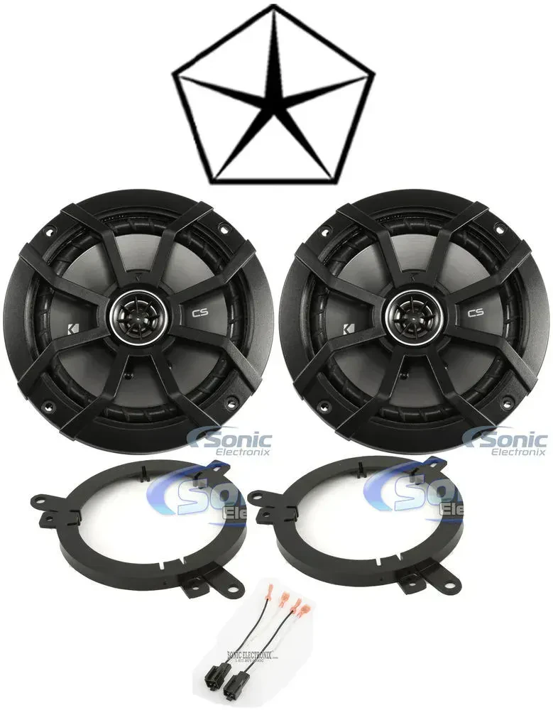 Динамик для Chrysler 300M (1999–2004), передние Kicker 43CSC654 6.5" (набор)