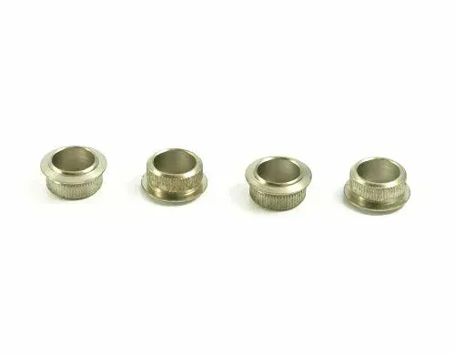 Втулки колков для бас-гитары Fender Vintage Bass Tuner Bushings никель (набор, 4 шт.)