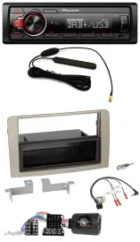 Pioneer MP3 DAB 1DIN Lenkrad USB Autoradio für Lancia Musa 2004-2012