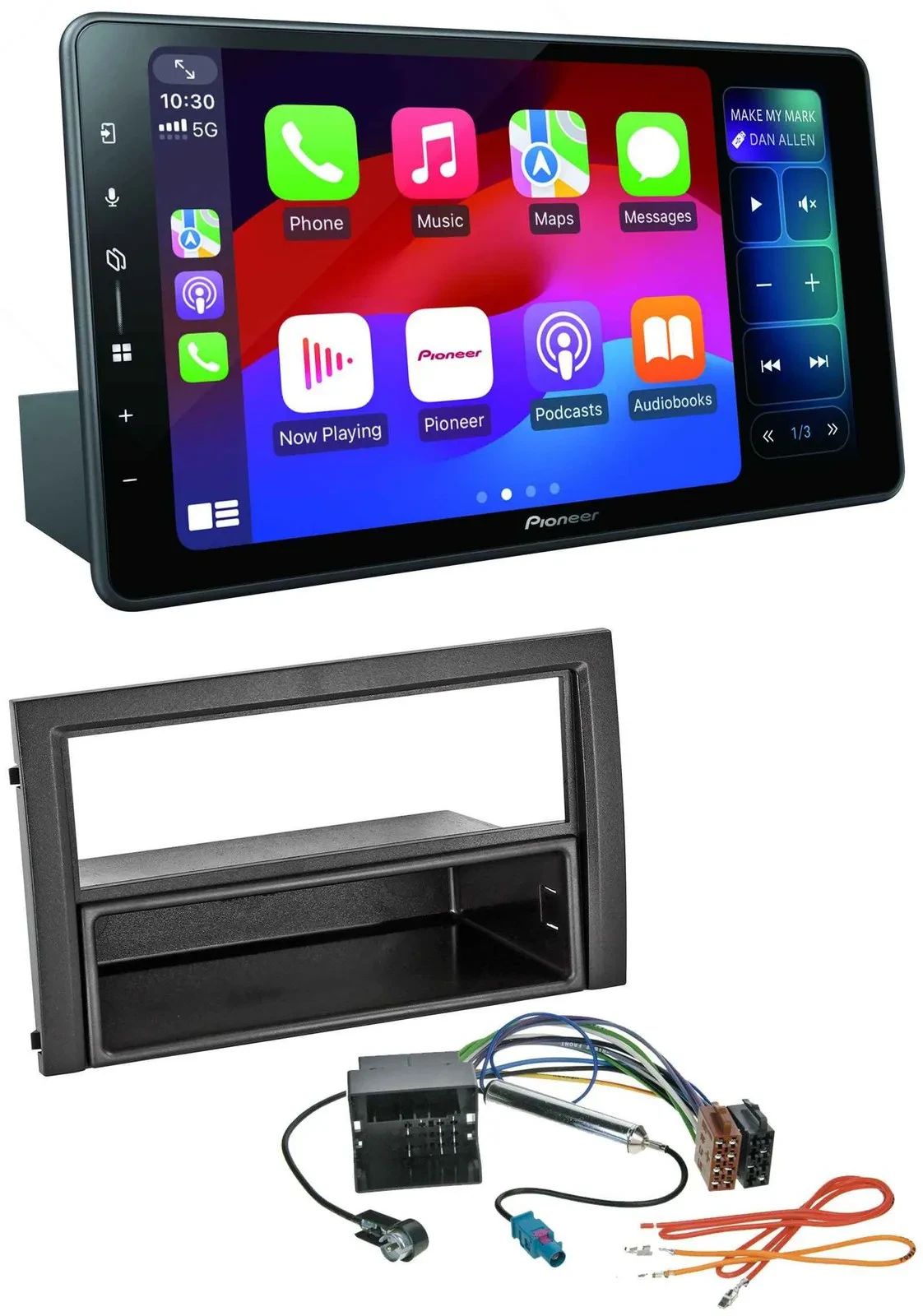 Pioneer Bluetooth DAB MP3 USB Autoradio für Skoda Fabia 6Y Facelift 2004-2007 Qu