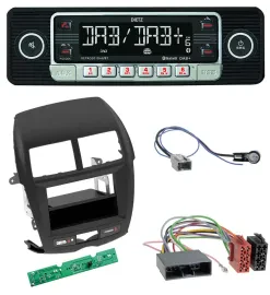 Dietz USB DAB MP3 Bluetooth Autoradio für Mitsubishi ASX (2010-2014)