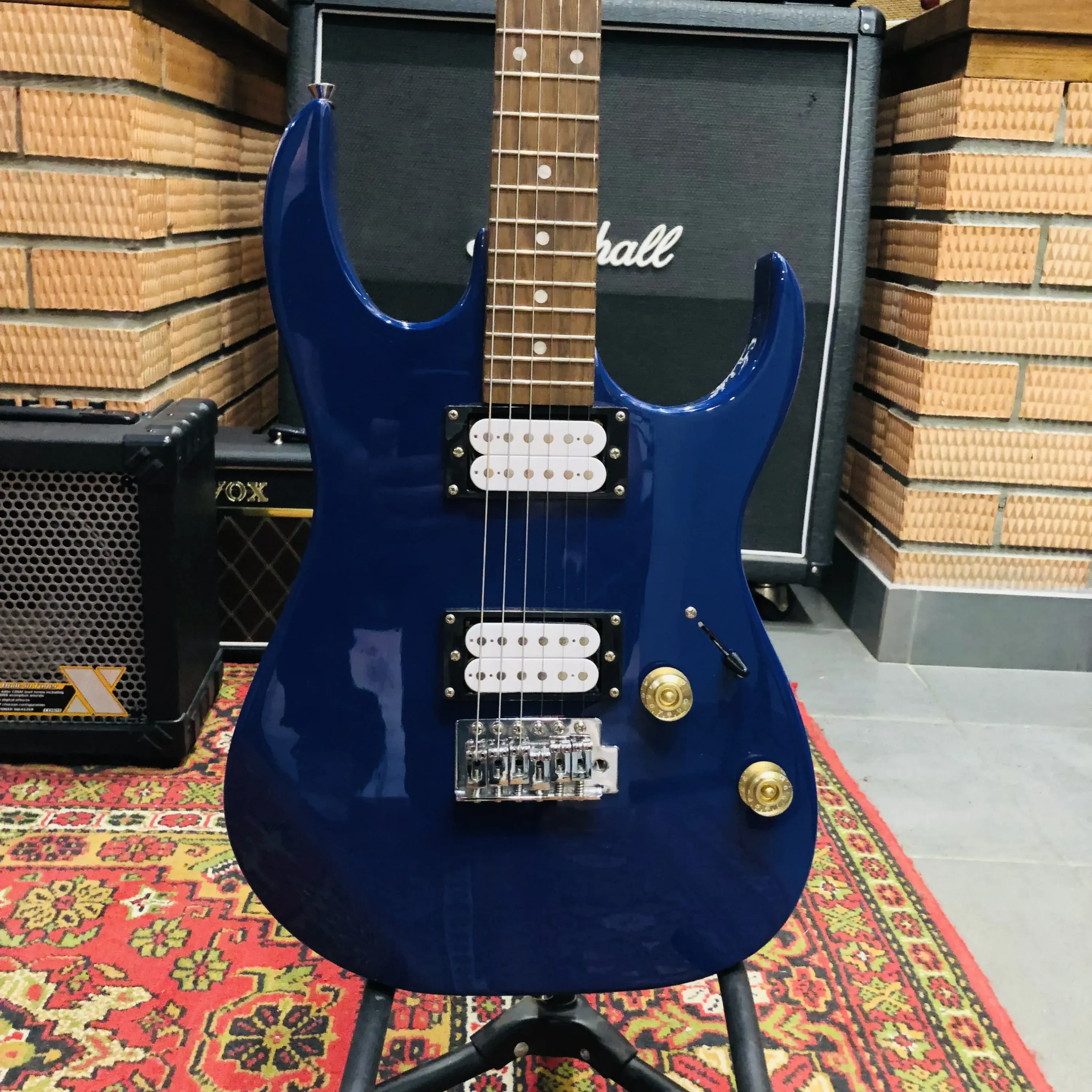 Электрогитара Homage HEG341 Superstrat HH Blue W/Gigbag China 2020s