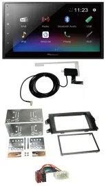 Автомагнитола Pioneer 2 DIN, DAB, MP3, Bluetooth, USB для Fiat Sedici/Suzuki SX4 (с 2006)