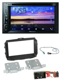 Pioneer Bluetooth 2DIN USB DVD DAB MP3 Autoradio für Alfa Giulietta 940 Facelift