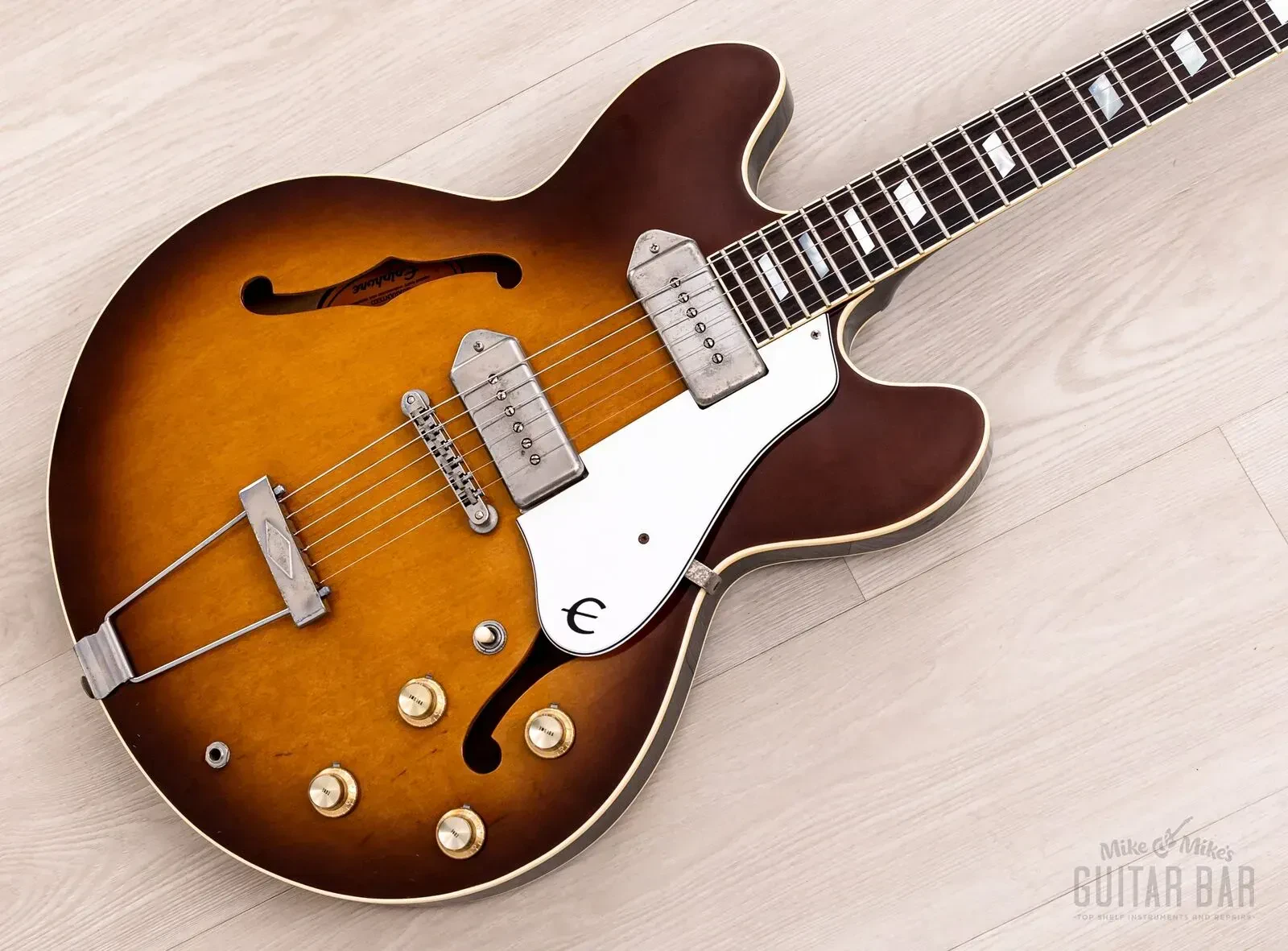 1987 Epiphone Casino Vintage Guitar Violin Sunburst Pre-Elitist w/ Case