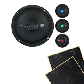 Memphis SRXP62CV2 6.5" Street Ref Pro Component Speakers + Damping