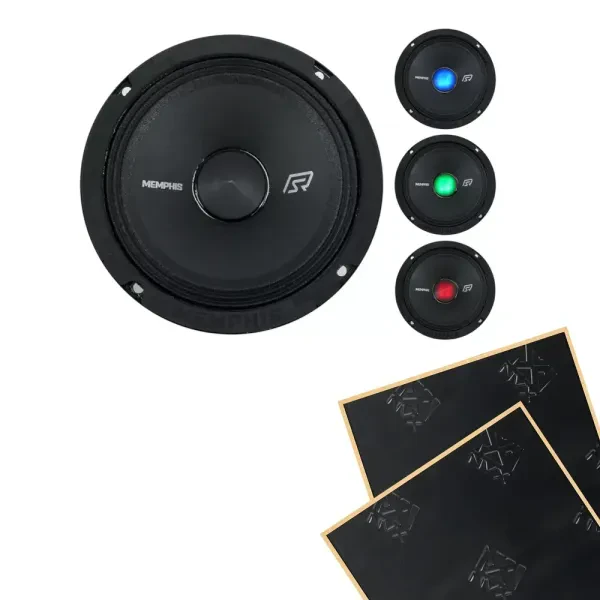 Memphis SRXP62CV2 6.5" Street Ref Pro Component Speakers + Damping