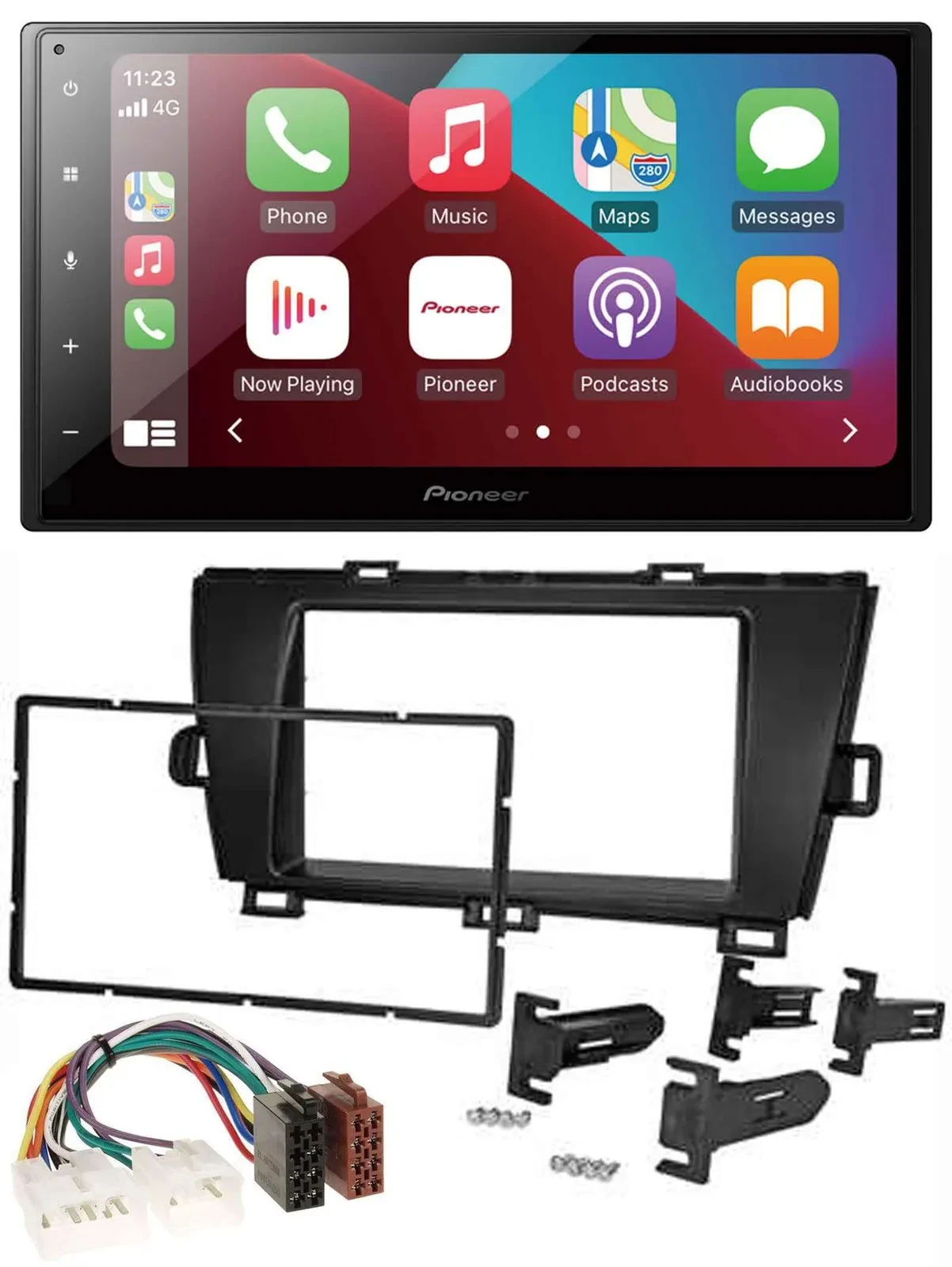 Pioneer USB MP3 DAB 2DIN Bluetooth Autoradio für Toyota Prius (2009-2012)