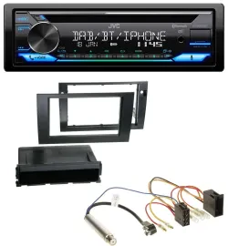 JVC Bluetooth MP3 USB DAB CD Autoradio für Audi A4 B6 B7 2001-2008 Symphony ISO